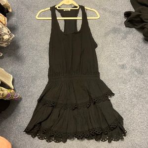 LoveShackFancy black mini dress size 3